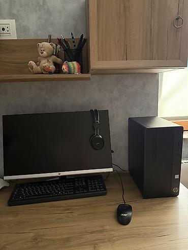 HP stolüstü kompüter seti Tərkib: - HP sistem bloku (ön paneldə USB