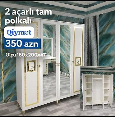 islenmis sifoner: Yeni, 3 qapılı, Güzgülü, Ağ, Açılan, Düz dolab — 1