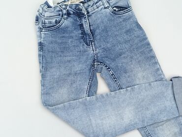 bershka olivia mom jeans: Spodnie jeansowe, 11 lat, 146, stan - Dobry