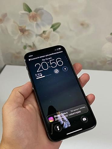 IPhone 12 Pro, Б/у, 128 ГБ, Space Gray, Защитное стекло, Чехол, 74 %