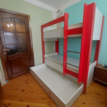 детские двухъярусные кровати бишкек: Sekine2 mertebe çarpayi 170 azn. Olcusu 1,80×0,90sm. Matrasi var