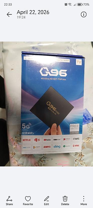 sony tv: Yeni Smart TV boks TV box 8 GB / 128 GB, Android — 1