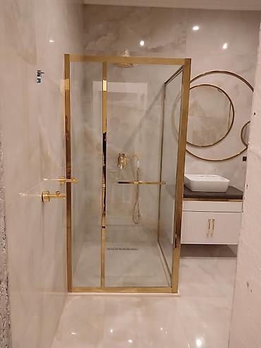 Duş kabinaları, arakəsmələr: Yeni Arakəsmə, Künc üçün, Ödənişli çatdırılma — 6