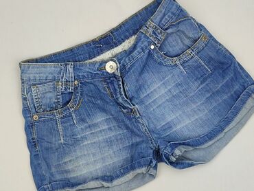 legginsy woskowane push up: Denim, Shorts for women, size M (EU 38)