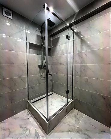Душевые перегородки и ограждения: Душевые кабины в Бишкеке душевая перегородка стеклянные — 22
