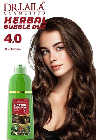 deri boyasi: Məhsul: Dr. Laila Cosmetics Herbal Bubble Dye – bitki əsaslı köpük saç — 3