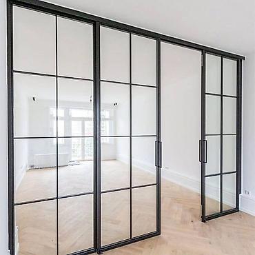 Стеклянные двери на заказ: LOFT ПЕРЕГОРОДКИ ▪️Loft перегородки в интерьере являются ТОПовым — 4