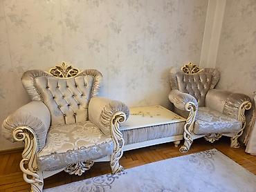Mebel: İşlənmiş, Klassik divan, Divan, Bazasız, Açılmayan — 4