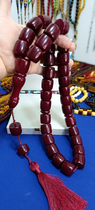 Toy paltarları və aksesuarları: Kolleksiyalıq orijinal sıxma kəhrəba əski malzeme vişnə rəngli Osmanlı