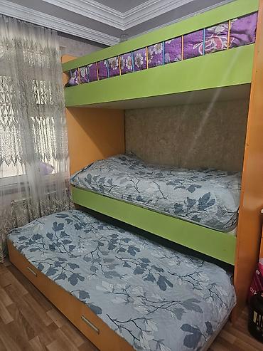 Детская мебель: Uşaq otağı üçün mebel dəsti Tərkibi: - 3 nəfərlik çarpayı komplekti — 3