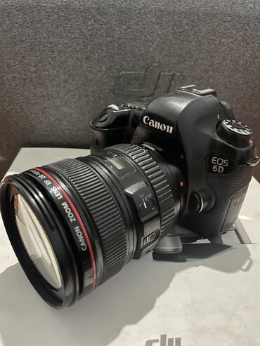 Фотоаппараты: Canon 6d сатылат, обьектив 24-105, 2 батарейка зарядник рюкзак