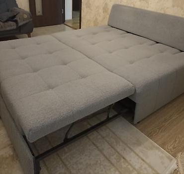 ev perdeleri: Qatlanan divan-çarpayı, boz rəng - Transformasiya: Asan mexanizm ilə — 1