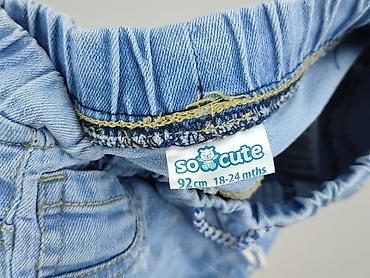 sanda: Spodnie jeansowe, So cute, 1.5-2 lat, 92, stan - Bardzo dobry — 4