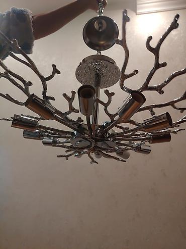 sensorlu lampa: Çılçıraq, 10 və daha çox lampa — 1
