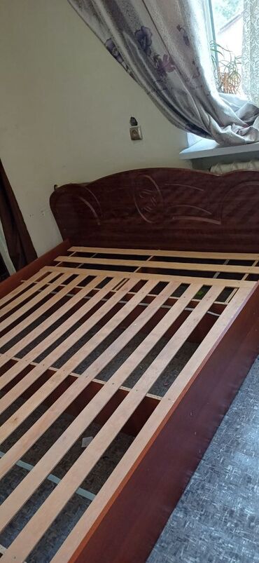 чакыруу баракчасы кыз узатуу: Эки кишилик керебет, Колдонулган, Without a mattress, узуну - 205 см