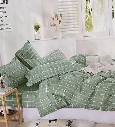 Комплекты постельного белья: Постельное бельё в клетку, комплект 3 предмета. Перед новогодный — 3