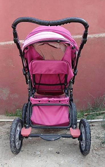 araba: Uşaq arabası – ForBaby markalı, çəhrayı rəng. Xüsusiyyətlər: - — 4