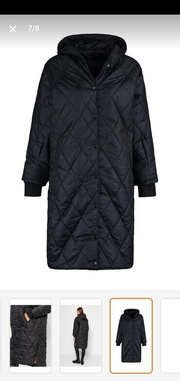 Kurtkalar: Qadın üçün qara kurtka. Ölçüsü səhv gəldiyi üçün satılır. S-38 bədən — 8