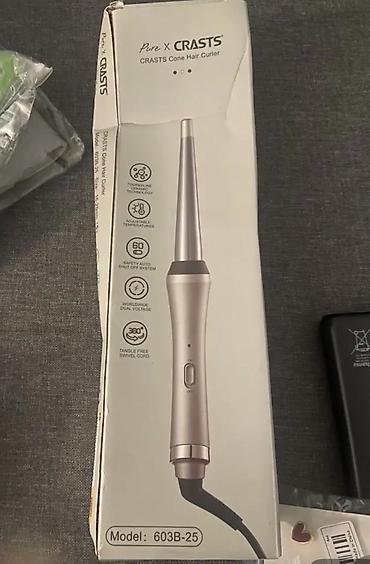 usta cantasi: Yenidir işlenmeyib.Çox gözel burur saçlari CRASTS Cone Hair Curler – — 2