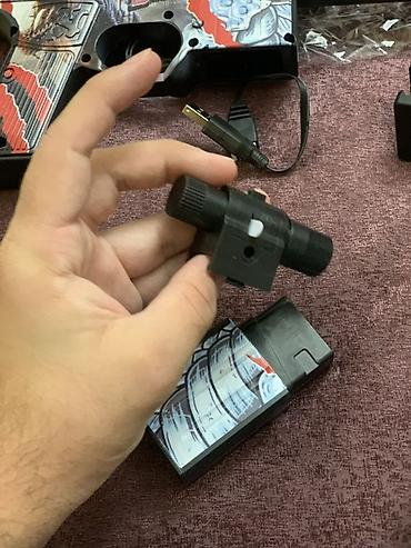 nerf oyuncaq silahlar: M206 Electric Toy Submachine Gun – gel ball (su giləsi) atan oyuncaqlı — 7