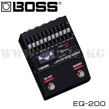 педаль гитарная: Педаль эквалайзер Boss EQ-200 Boss EQ-200 — самый универсальный