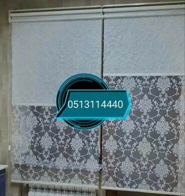 Rulon ştorlar: Zebra və naxışlı rulon pərdələr - Model: klassik damask/ornament — 1