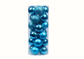 kürü: Çoxrəngli Yeni il bəzəkləri – 3.0 sm-lik plastik, sınmaya davamlı