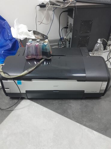 printer a3: Printer 1410 A3,A4 rəngli ideal veziyyetdedi real alıcı elaqe saxlasın