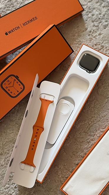 omega swatch: Apple Watch Hermès Series 11 42 mm Titanium Cellular | Полный комплект — 4