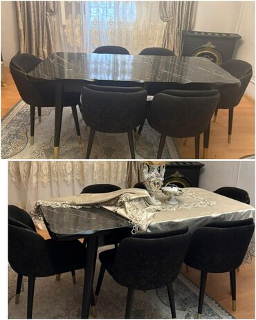 stol satisi: Türkiyə istehsalı,Masa dəsti satılır 550₼.Masa açılır . Ünvan