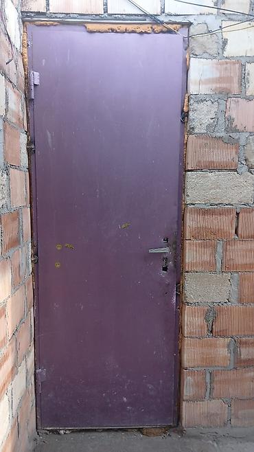 qapi qolu: Metal qapı - Material: tam polad (dəmir) lövhə, bir tərəfli hamar — 1
