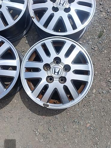 15: Литые Диски R 15 Honda, Комплект, отверстий - 5, Б/у — 6