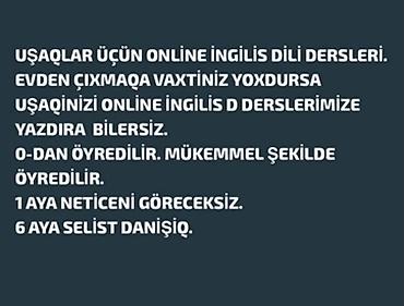 Вакансии: Uşaqlar üçün online İngilis dili dərsləri. 1-AYA NETİCENİ GÖRECEKSİZ — 1