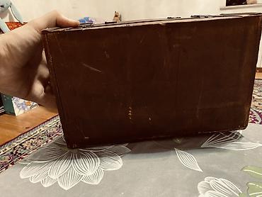 interyer: Dekorativ taxta sandıq-kassa - Material: ağac gövdə, üst hissədə — 2