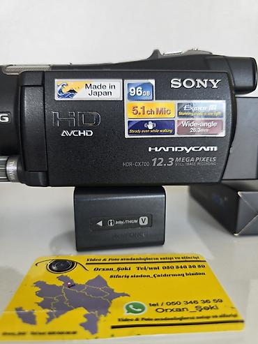 dvd sony: Sony HDR-CX700. üzərində 2 batareka adaptr və canta veriləcək. 96 gb — 7