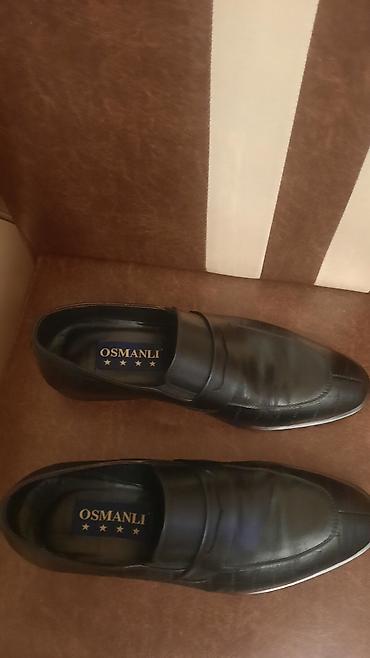 Туфли: Osmanlı brendinin kişi loaferləri - Rəng: qara - Model: klassik — 5