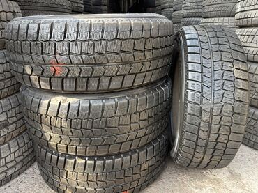 Шины: Шины 215 / 55 / R 17, Зима, Б/у, Комплект, Легковые, Япония, Dunlop — 1