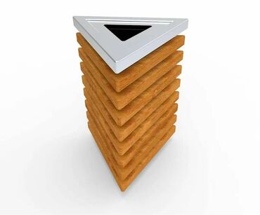 Tullantı qabları: Metal EN MMC olaraq istədiyiniz forma və ölçüde demir işlerinin — 10