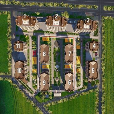 коттедж золотые пески: 3 комнаты, 122 м², Элитка, 5 этаж, ПСО (под самоотделку)