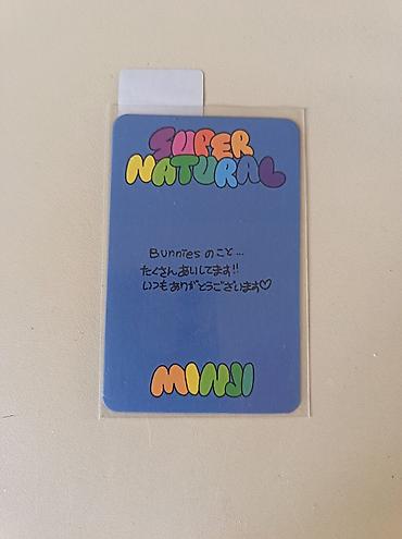 bil: MİNJİ ORJ PHOTOCARD çoxlu freebies qoyuram ödenişli çattırılma — 2