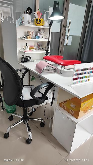 Sifarişlə manikür masaları: Düz masa, Siyirməli, Polkalı — 1