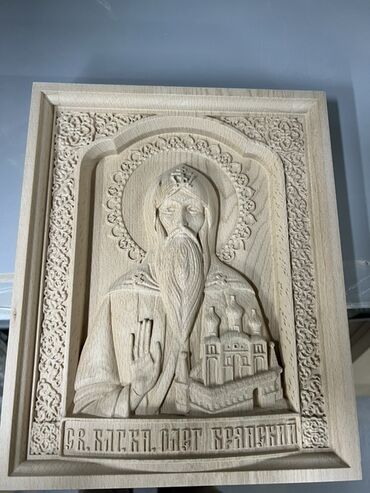 Панно: Резные панно из дерева - Материал: массив светлой породы (ясень/бук — 6