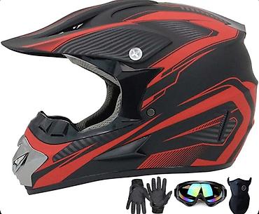 Kaciga za motocross/enduro sa dodatnom opremom - Tip