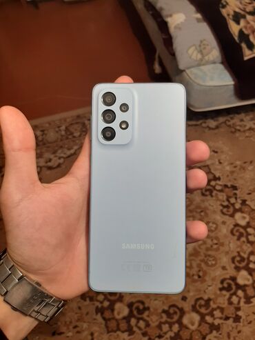 Samsung: Samsung Galaxy A52, 128 GB, rəng - Mavi, Barmaq izi — 3