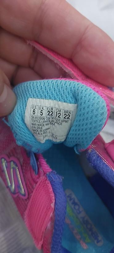 skecher: Rəng - Qırmızı Krossovkalar, Skechers, Ölçü: 22, Qız üçün — 2