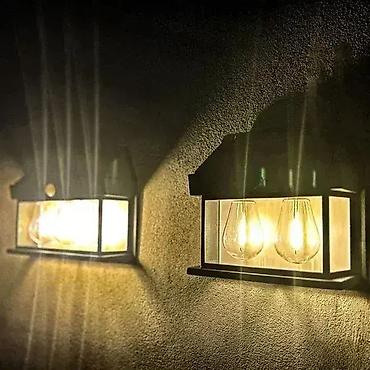drvene vitrine: Solarna led lampa sijalica - 2 sijalice. model bk- 888-2. solarna led — 1
