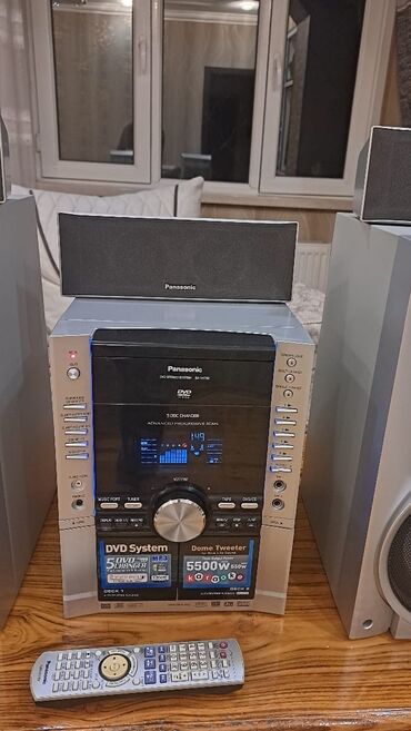 Musiqi mərkəzləri: Panasonic SA-VK750 DVD Stereo System – 5.1 ev kino-teatrı Komplekt: - — 4