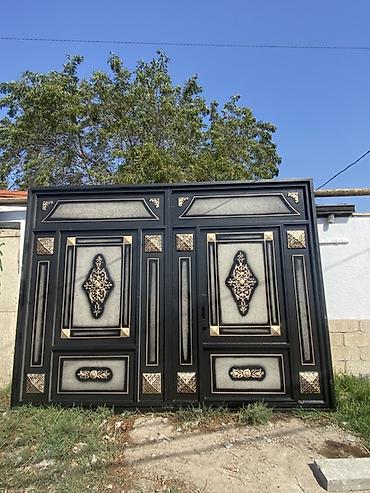 demir kanistir: Yeni Dəmir Həyət darvazası, Yana açılan, 350 m, Mexaniki, Qapı ilə, Kredit var, Ödənişli quraşdırma, Ünvandan götürmə, Ödənişli çatdırılma, Rayonlara çatdırılma — 3