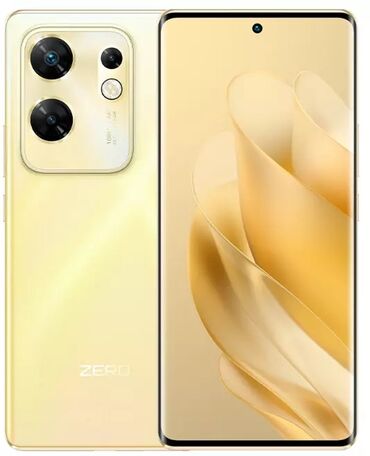 телефону: Infinix Zero 30, Колдонулган, 256 ГБ, түсү - Сары, 2 SIM