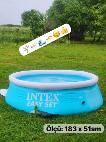 hovuz az: ✅*İntex hovuzu 🌊* *📐Ölçü: (183 X 51)* *🔹Dərinlik 51sm* *🔹Su tutumu 940